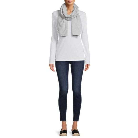 Women's Gray Multi Wear Wrap - Picture 4 of 7